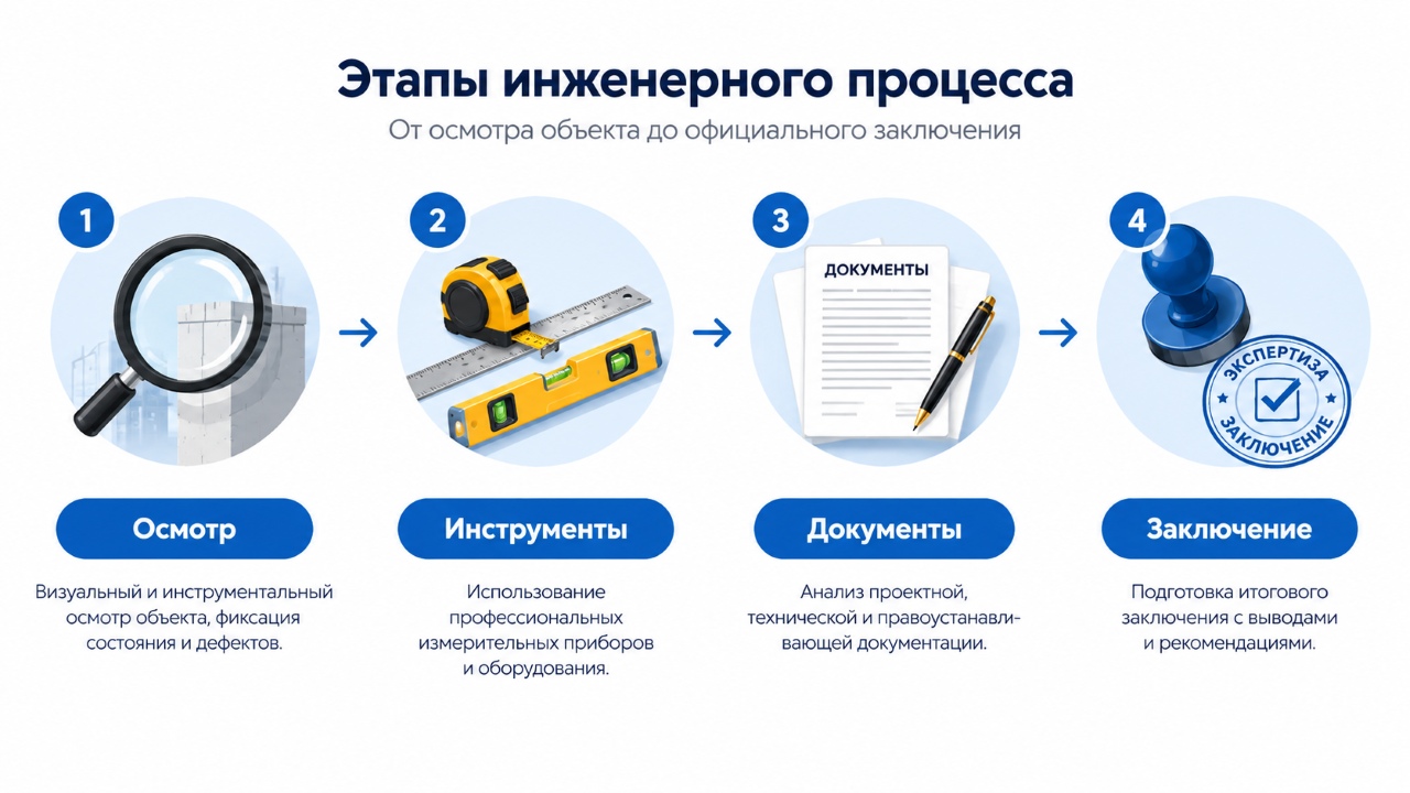 Факторы объема работ при строительной экспертизе